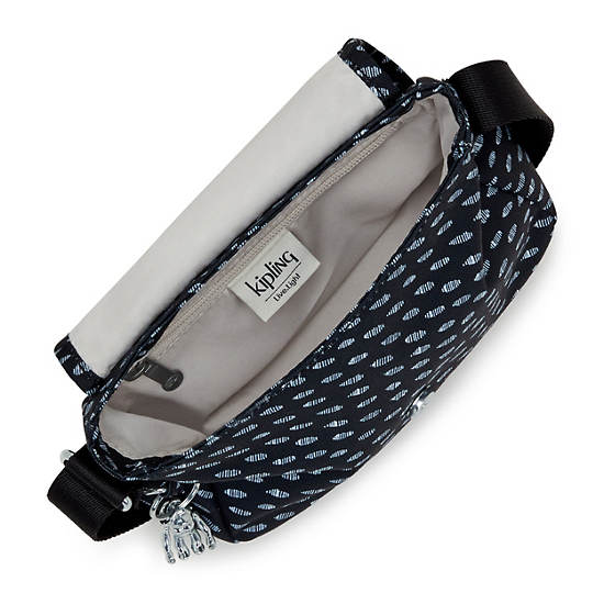 Kipling Sabian Printed Crossbody Mini Väska Blå | SE 1862IL